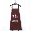 Cooking Party Women's Dot Apron with Pocket Apron Beige Coffee